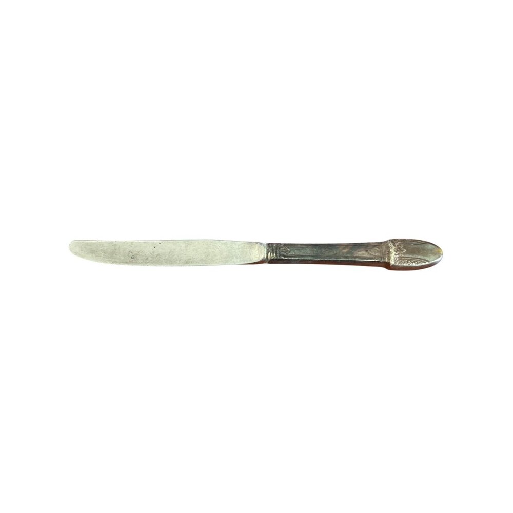 Vintage Rogers Bros First Love Silver plated Dinner Knife Patina